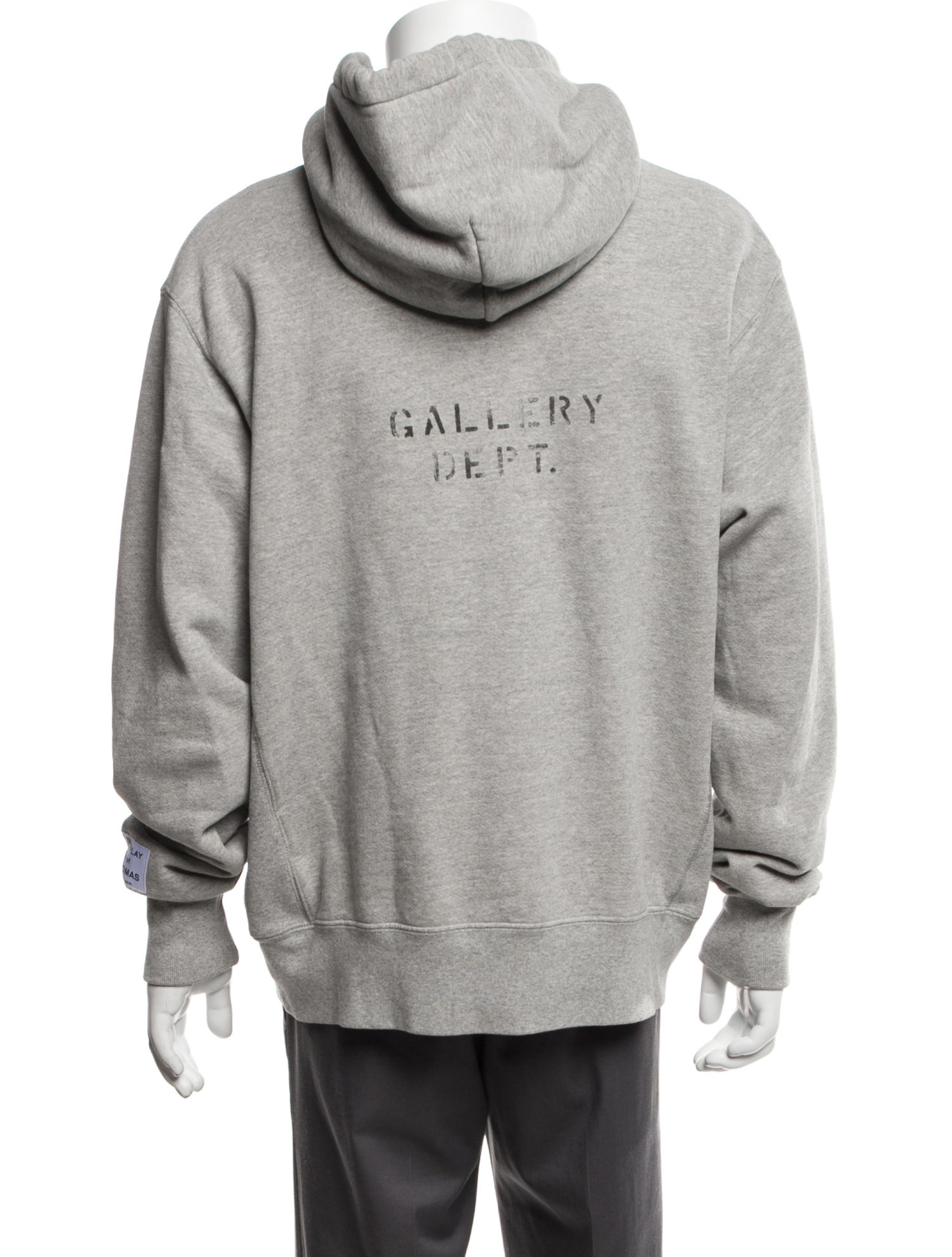 Gallery Dept. Graphic Print V-Neck Hoodie